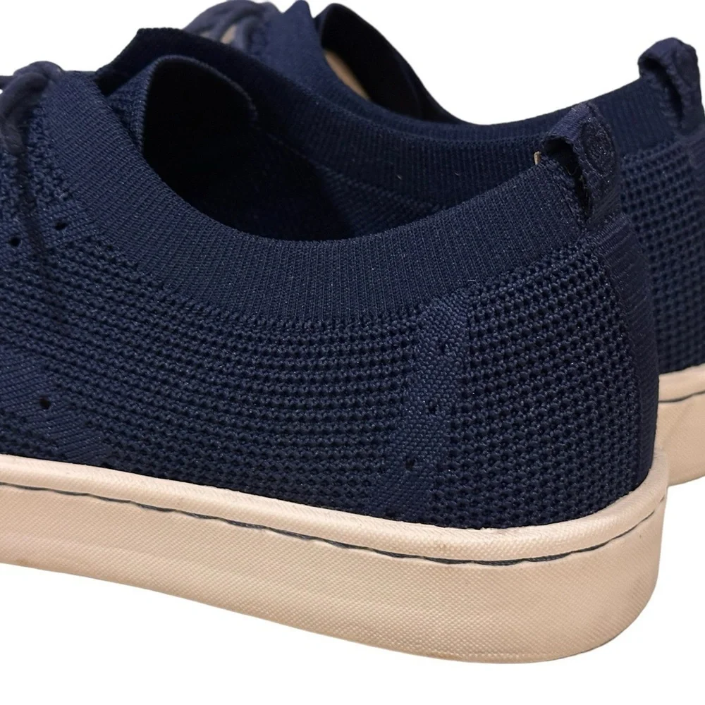 Born Men’s Bearse Brogue Wingtip with Sporty Navy Knit Lace Up Shoe Sz 9.5M‌ - Picture 8 of 12